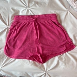 ZARA pink sweat shorts